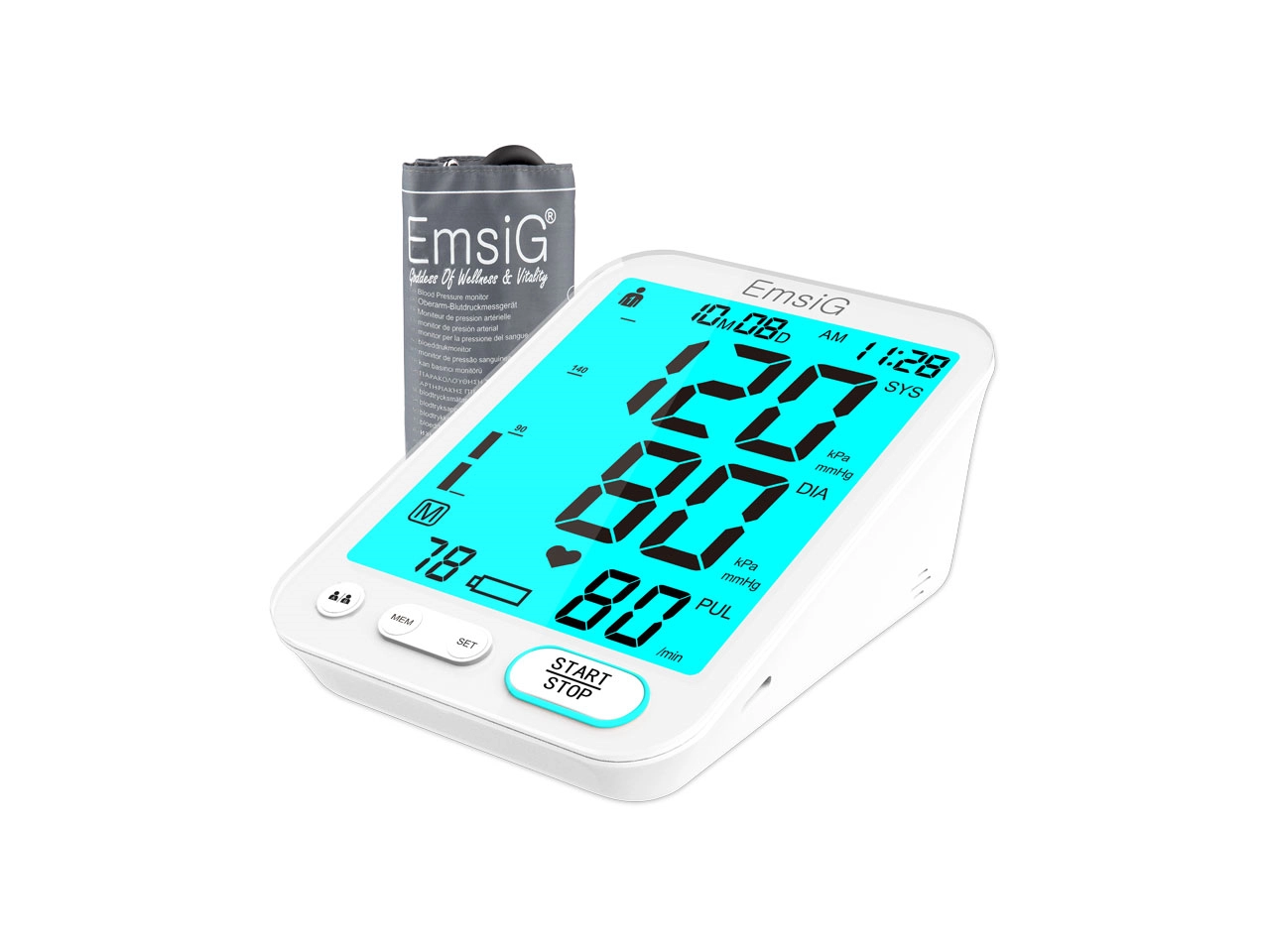فشارسنج دیجیتالی سخنگوی EmsiG مدل BO16