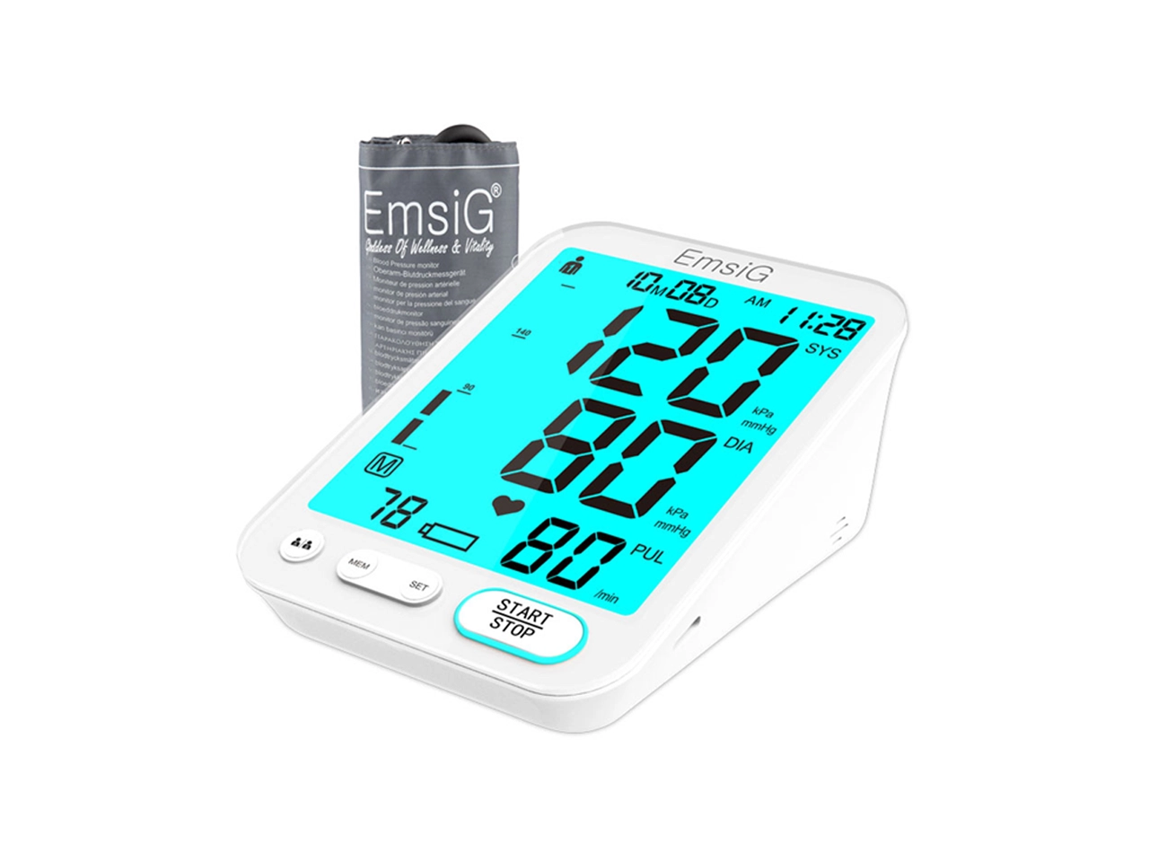 فشارسنج دیجیتالی EmsiG مدل BO16