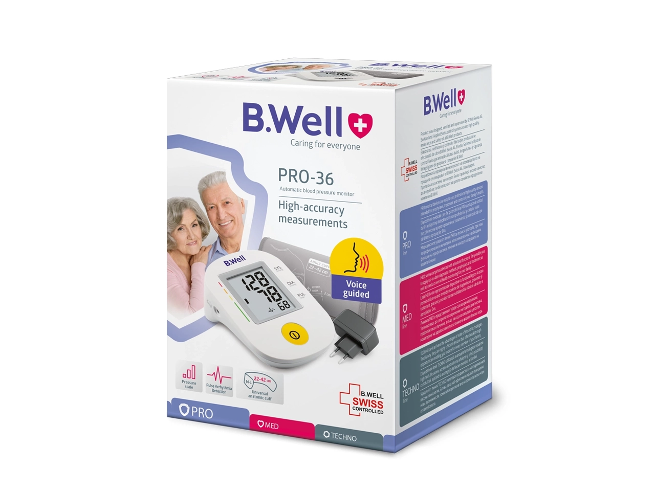 فشارسنج دیجیتالی سخنگوی B.well مدل Pro36