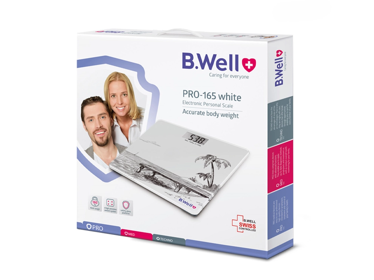 ترازوی دیجیتالی B.well مدل WK-165W