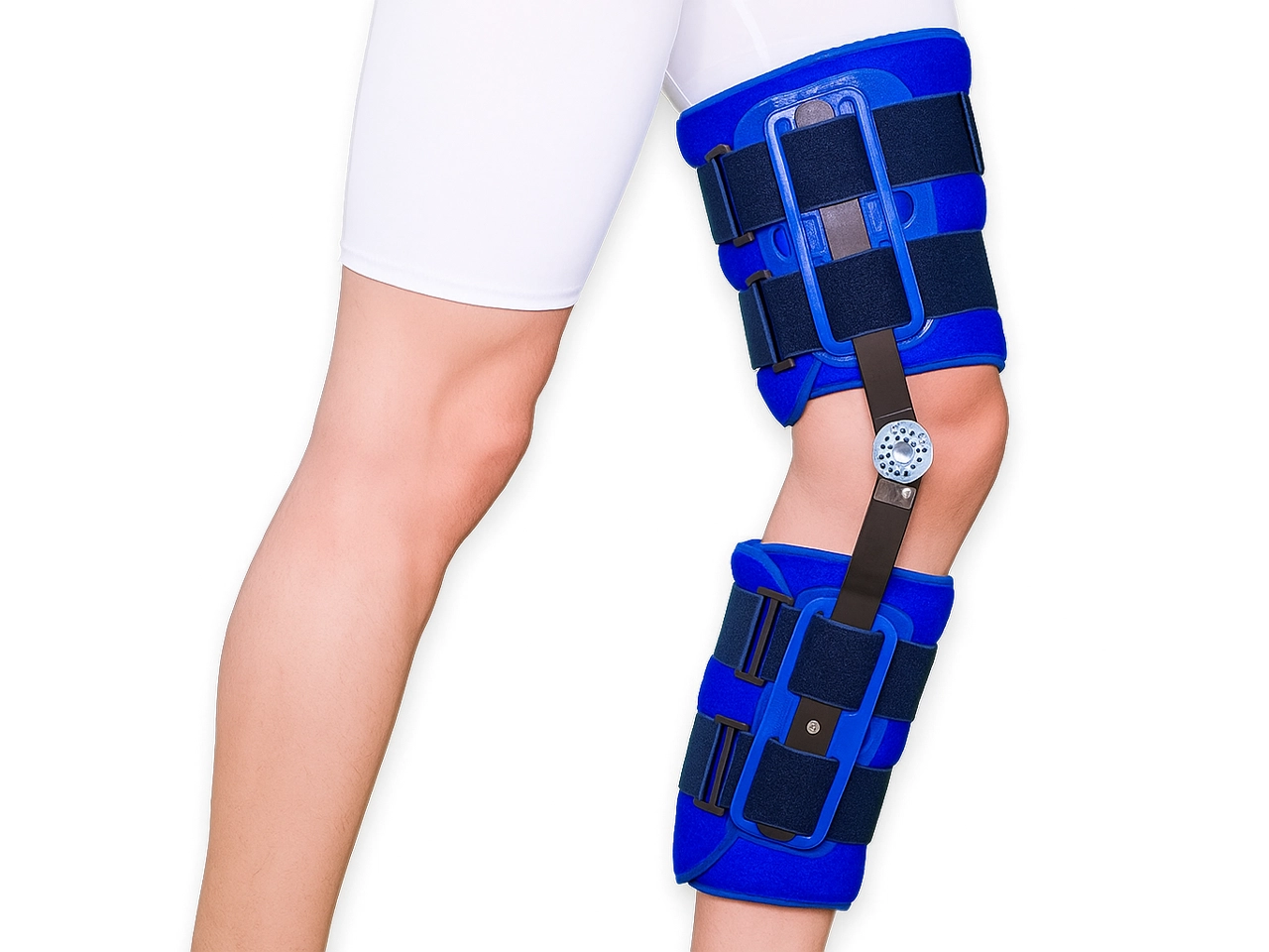 زانوبند توانبخشی با مفصل مدرج تن یار