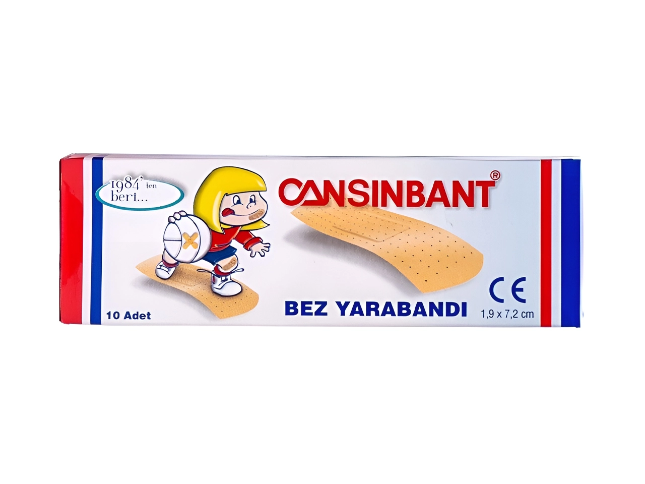 چسب زخم پارچه ای CANSINBANT بسته 10 عددی