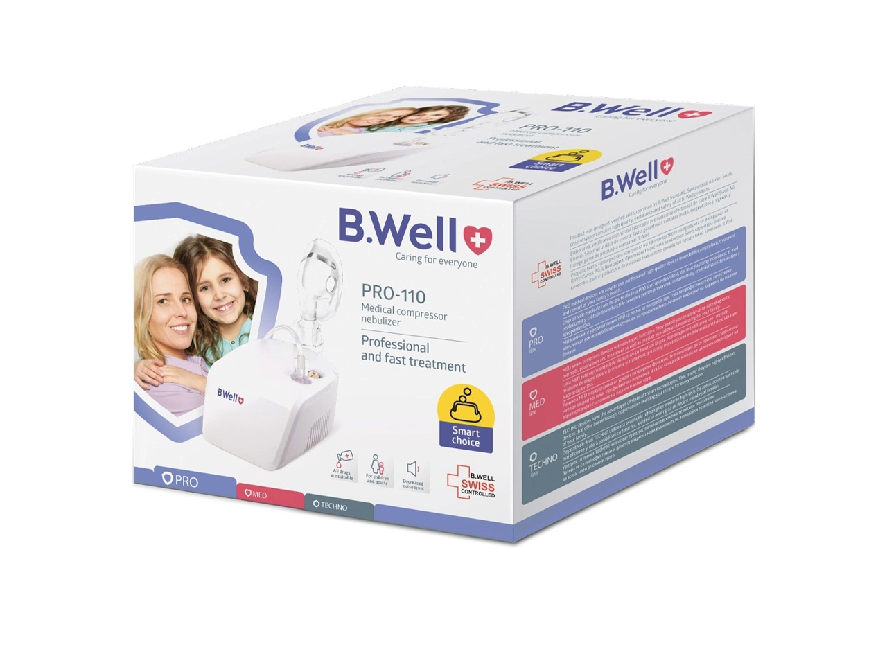 نبولایزر کمپرسوری B.well مدل Pro 110