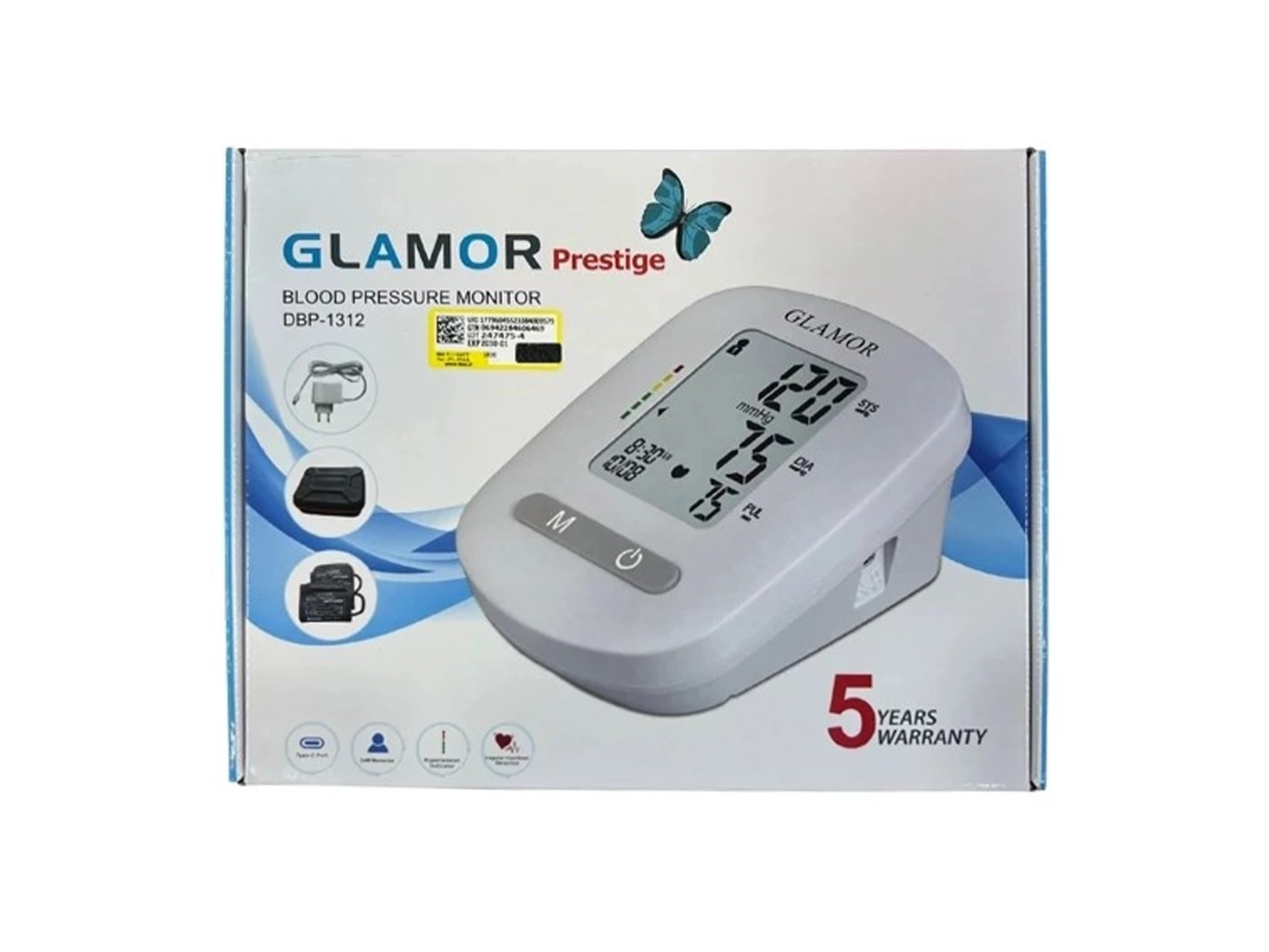 فشارسنج دیجیتالی Glamor مدل DBP-1312