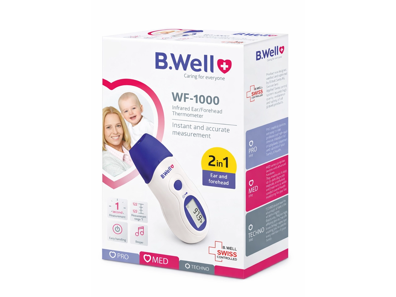 تب‌سنج مادون قرمز B.Well مدل WF-1000