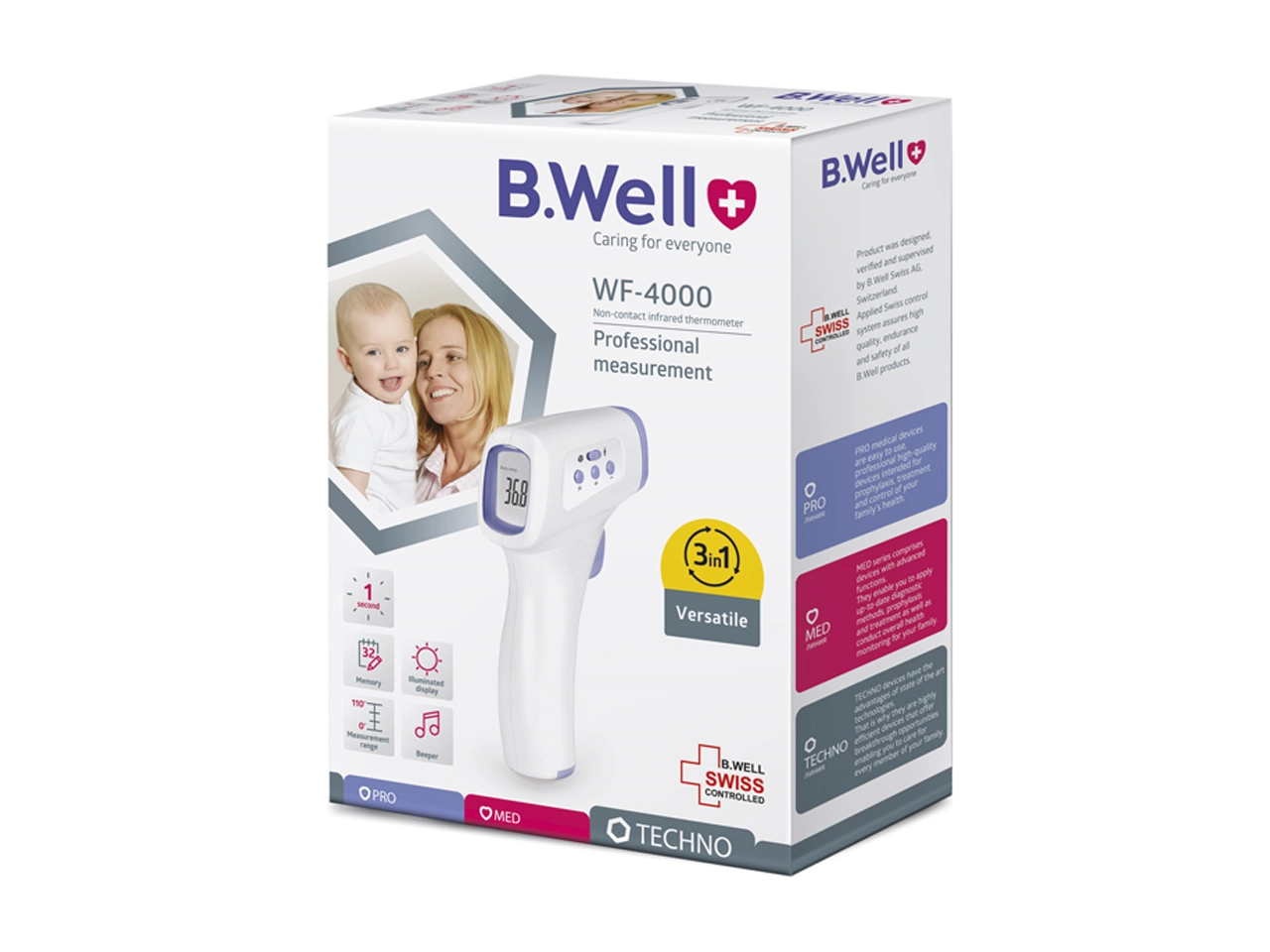 تب‌سنج مادون قرمز B.Well مدل WF-4000